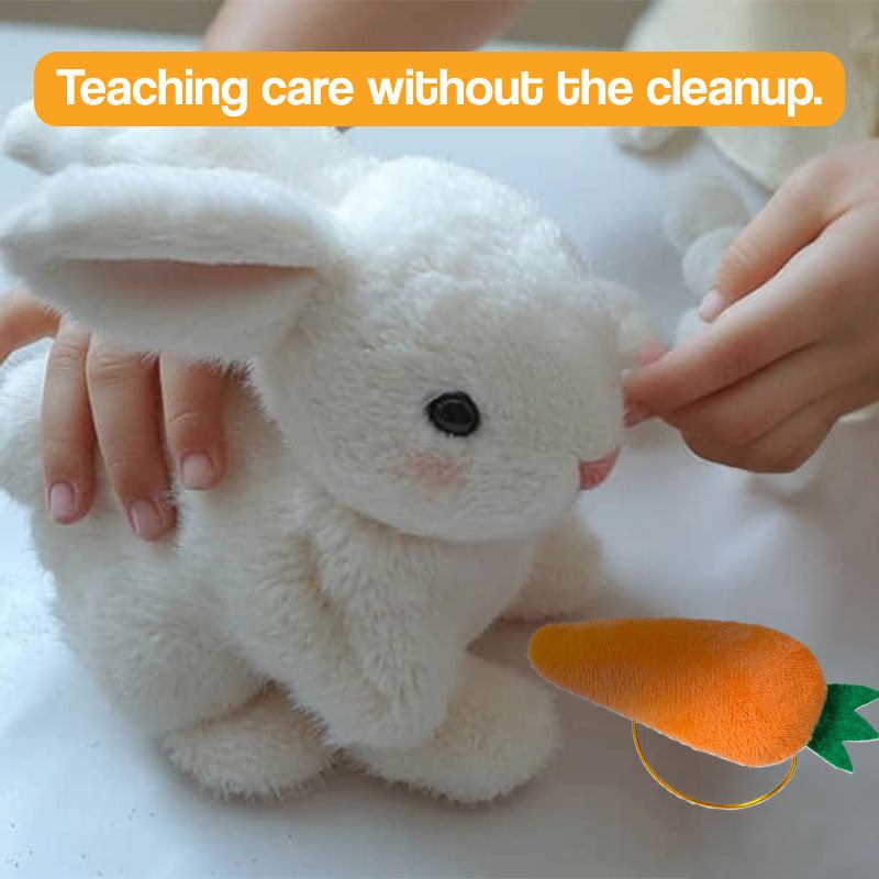True-to-Life Interactive Bunny Pet | Toy Rabbit Rhat Hops - Wiggles Ears & Teaches Empathy for Kids Ages 3+