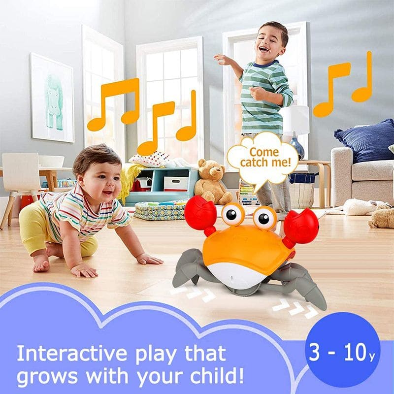 Crawling Crab Toy - Interactive Baby Crab Toy for Early Development