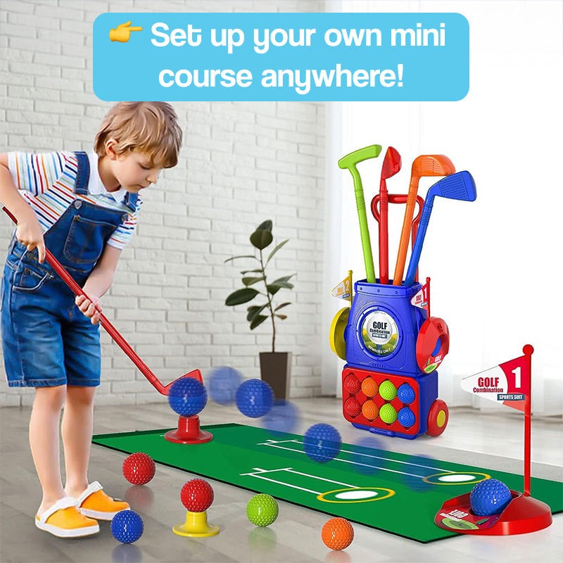 Complete Kids Golf Toys Set | Durable, Portable & Perfect for Indoor and Outdoor Play