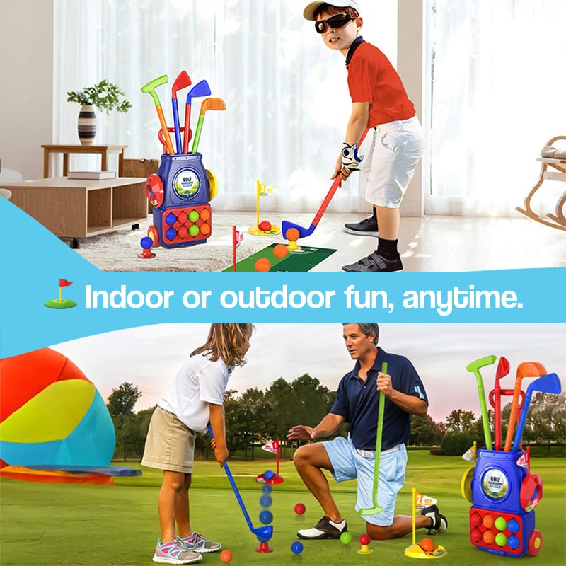 Complete Kids Golf Toys Set | Durable, Portable & Perfect for Indoor and Outdoor Play