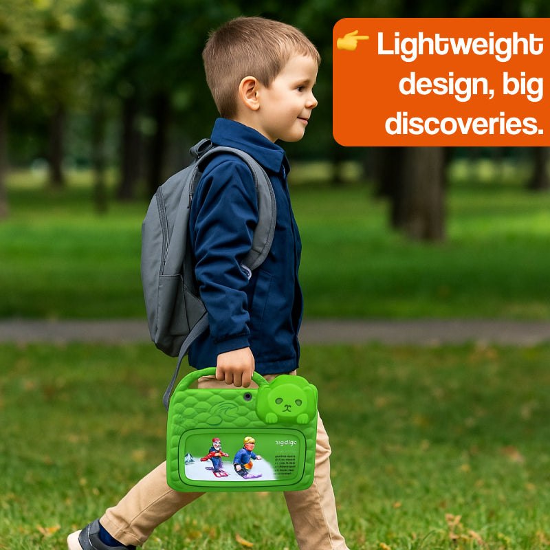 Kid's Learning Tablet | Shockproof, Kid-Safe with LCD Drawing Pad & AR Cards for Ages 3-8+ | Interactive Infant Table Computer