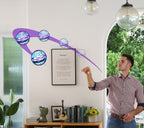 Flying Ball Spinner Toy | LED Mini Drone with Hand Movement Control for Indoor and Outdoor Play