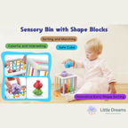 Montessori Baby Sensory Toys Set | 4-in-1 Educational, Safe & Engaging for Infants Aged 6 Months and Older