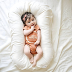 Orthopaedic Baby Nest Pillow | Anti-Flat Head Newborn Cushion & Snuggle Lounger for Safe Sleep