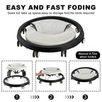 Adjustable Baby Walker with Safety Features and Activity Tray for Infants Learning to Walk