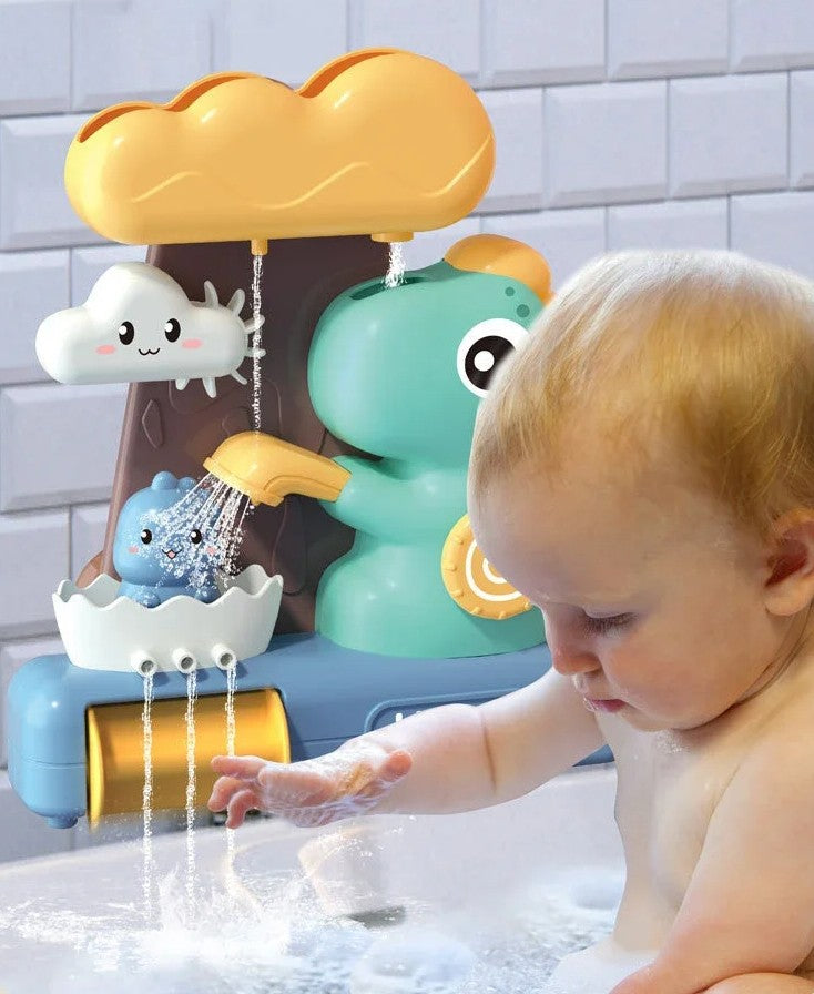 Cartoon Dinosaur Bath Toys | Spinning Water Fun for Kids Aged 18 Months and Older, Perfect for Bath Time and Gift Giving