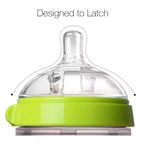 Silicone Baby Bottles – Mimics Breastfeeding for Happy Feeding