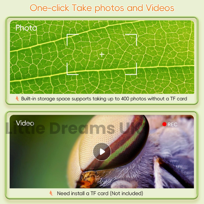 Digital Microscope for Children | 1000x Magnification, Portable & Ideal for Educational Exploration