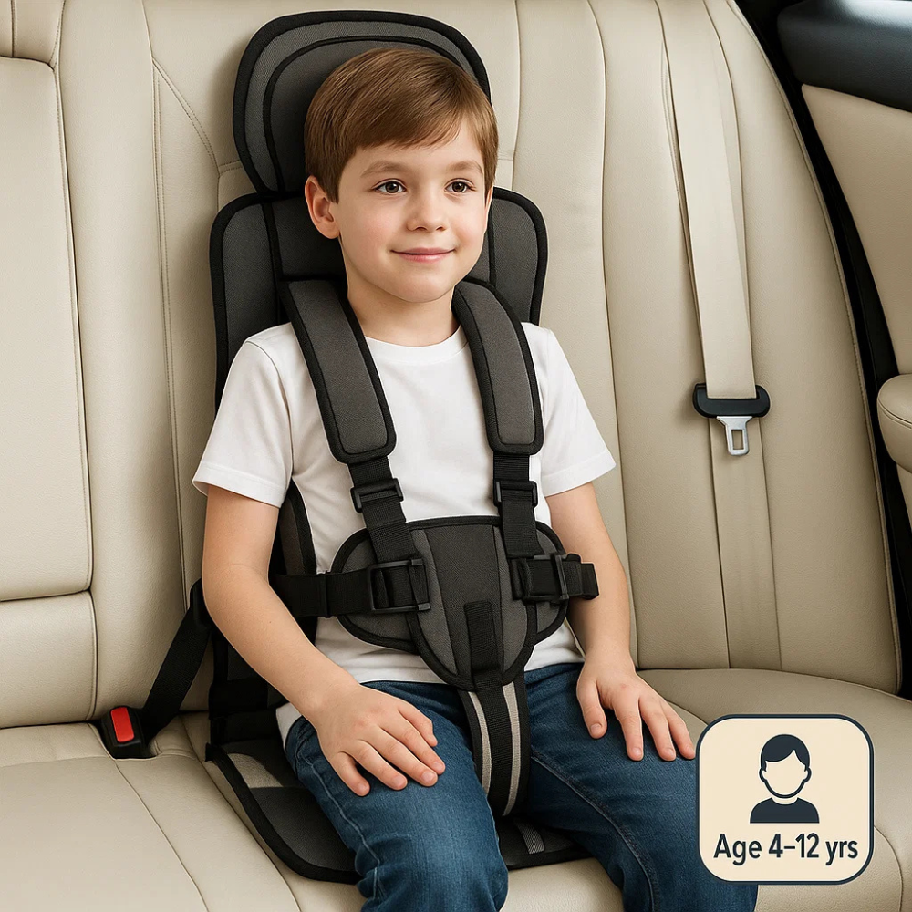 Portable Car Seat Safety Harness - Safe Booster for Travelling Children's