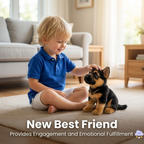 Milow Puppy – Realistic Robot Puppy Toy That Walks & Barks | Interactive Dog Pet for Kids & Adults