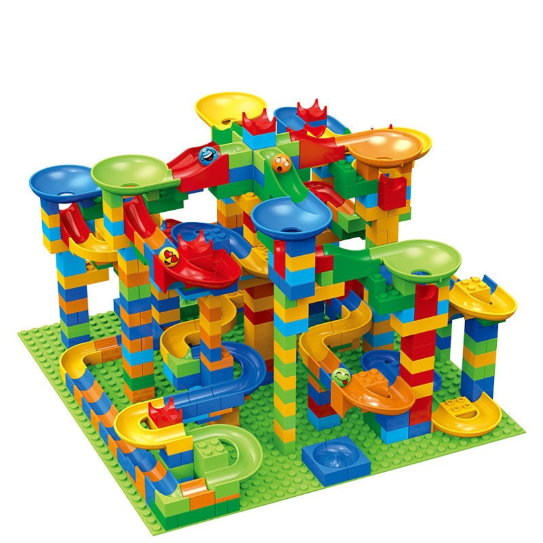 Marble Run Building Set | Educational, Safe & Durable Toy for Kids Aged 3+ to Explore Speed and Gravity