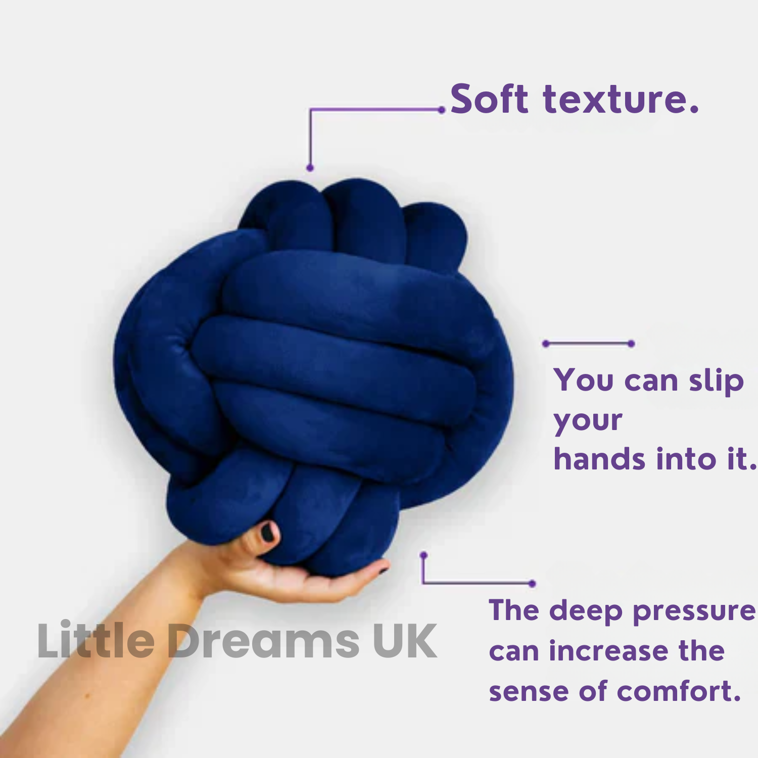 Sensory Cuddle Ball Calming Deep Pressure Cushion | Sensory Aid for Kids & Adults UK