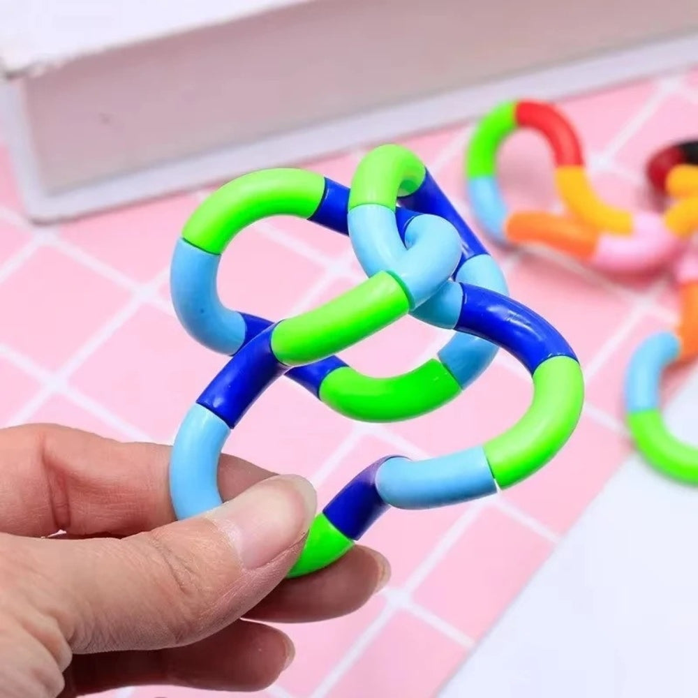 Tangle Classics Junior Fidget Toy - Sensory Stress Relief for Kids and Adults, Portable and Colorful Handheld Toy