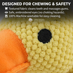 Indestructible Dog Toy Calming Duck | Stress Relief Plush