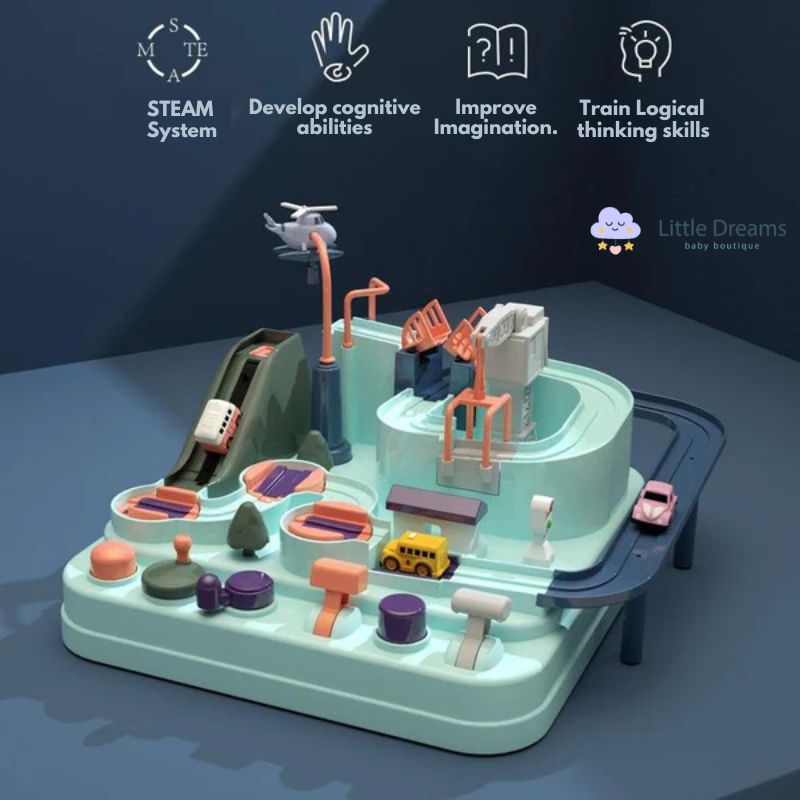 Car Adventure™ - Educational Toys for Children | Stimulates Cognitive Skills and Spatial Awareness from 3 Years Old