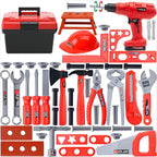 Kids' 55-Piece Tool Set | Realistic, Hands-On Learning for Young Builders Aged 3-5+ Years