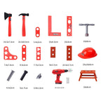 Kids' 55-Piece Tool Set | Realistic, Hands-On Learning for Young Builders Aged 3-5+ Years