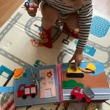 Montessori Activity Book for Children – Interactive Felt Learning Book with Fine Motor Skills Activities