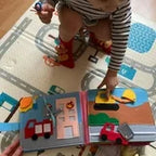 Montessori Activity Book for Children – Interactive Felt Learning Book with Fine Motor Skills Activities