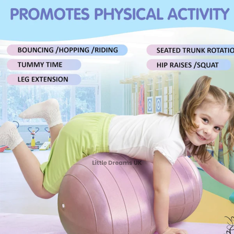 Peanut Ball Sensory for Kids – Autism Therapy Balance Ball, Calming Sensory Integration Tool