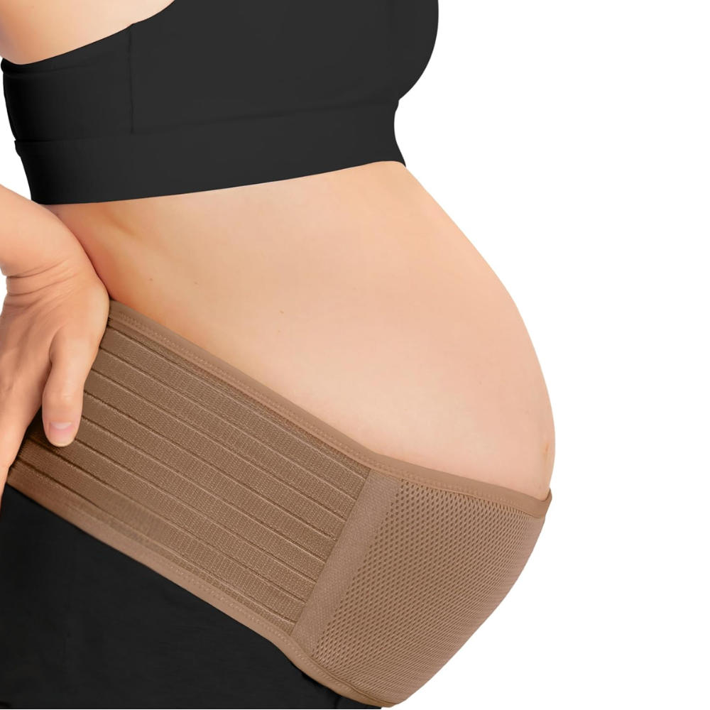 Pregnancy Support Belt for Back & Abdominal Relief – Adjustable Stomach Support for Pregnant Ladies