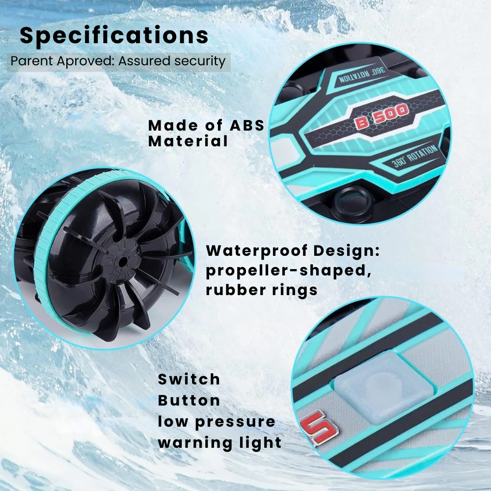 Safe & Fun Remote Control Car for 3, 4, 5 Year Olds | Waterproof Best Remote Control Car Toy for Boys & Girls