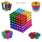 Rainbow Magnetic Play Balls | Safe, Durable & Educational Toy for Creative Development and Fine Motor Skills