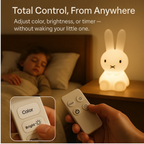 Miffy Bunny Lamp - Soft White Rabbit Night Light for Kids and Toddlers