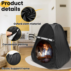 Sensory Tent for Kids & Autism – Blackout Sensory Den | Portable Dark Den Tent for Calming, Relaxation & Therapy