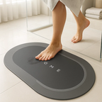 Bathroom Waterproof Floor Mat - Quick Drying & Absorbent Magic Mats with Rubber Backing