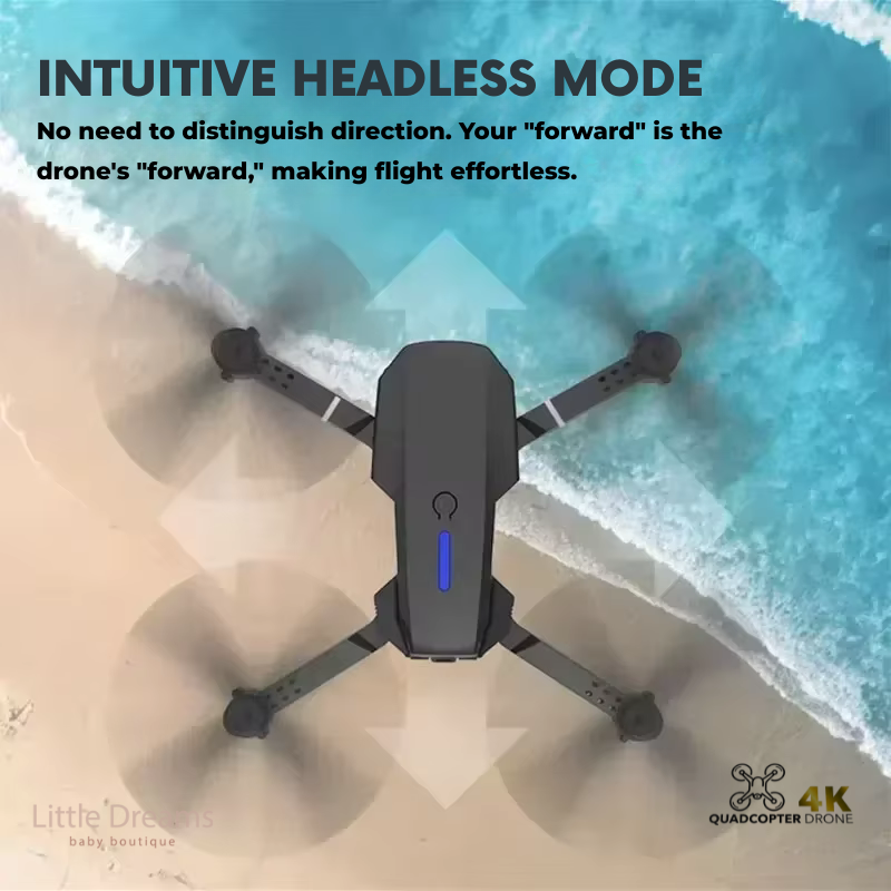 Mini Drone with 4K Camera | Easy Controls, Long Battery Life & Ideal for Kids' Aerial Adventures