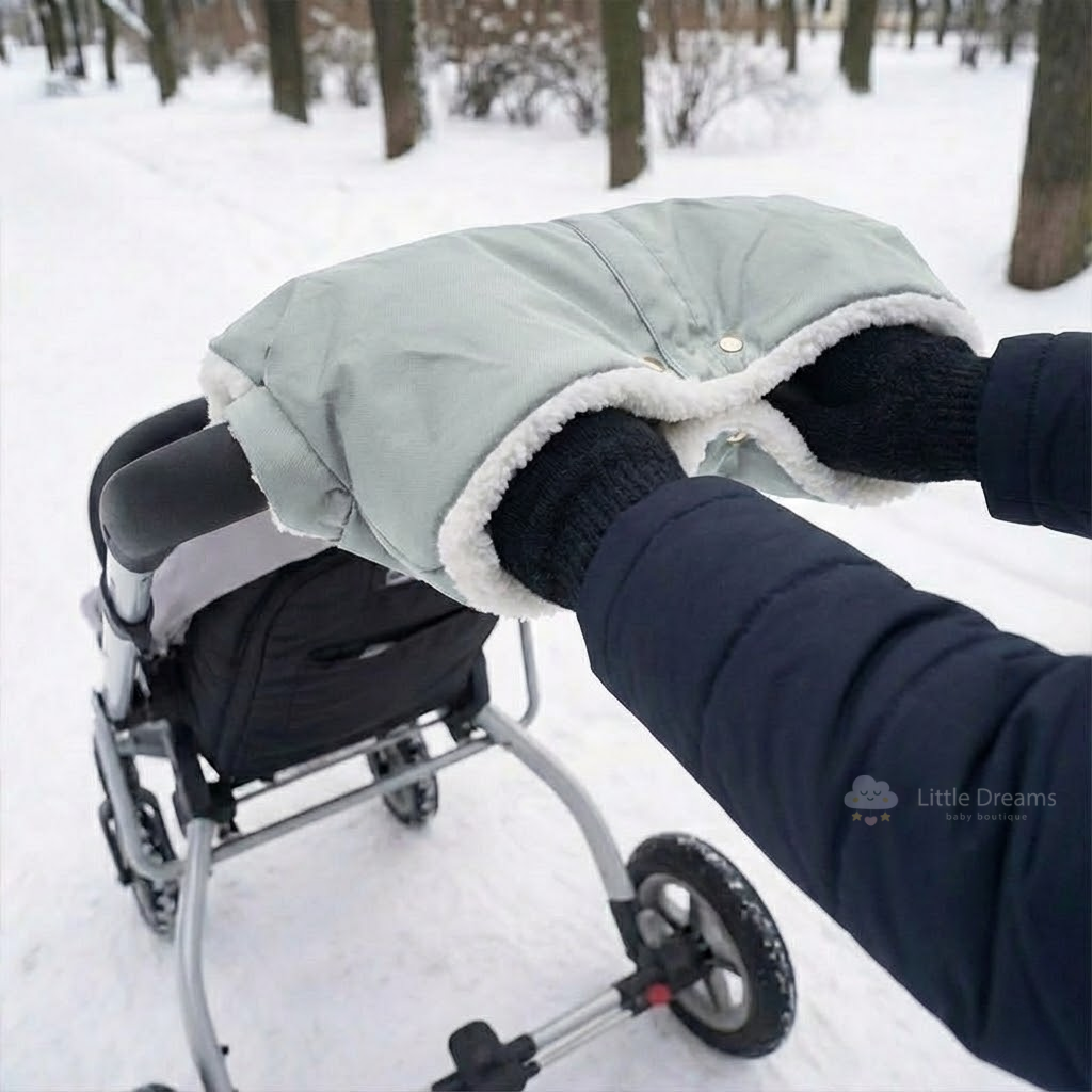 Pram Hand Warmer | Waterproof, Windproof & Cozy for Winter Walks with Baby
