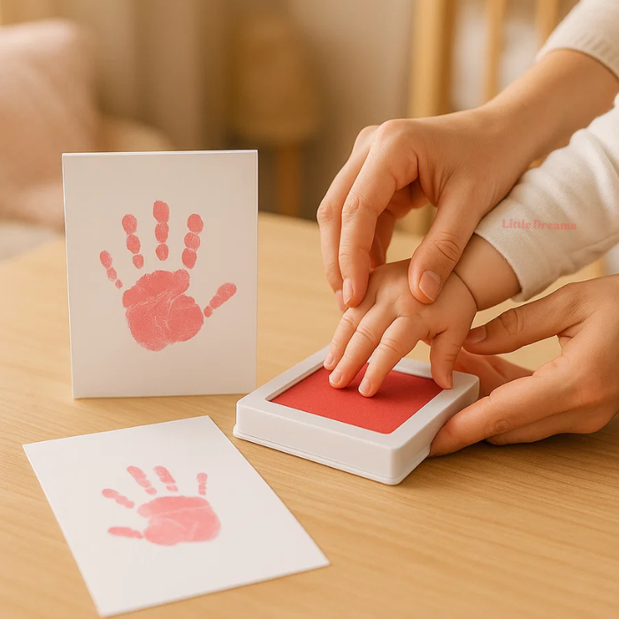 Baby Handprint Kit | Safe, Non-Toxic Ink for Lasting Memories & Unique Keepsakes for Parents and Grandparents