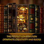 Magic Night Book Nook | Unique 3D Bookshelf Insert for Home Decor & Reading Enthusiasts