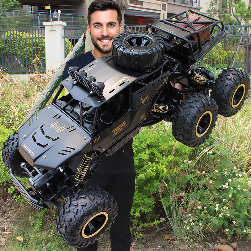 Extra Large Monster Truck RC | High-Speed 52 km/h, LED Lights & Off-Road Capability for Kids and Enthusiasts