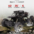 Extra Large Monster Truck RC | High-Speed 52 km/h, LED Lights & Off-Road Capability for Kids and Enthusiasts