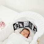 Montessori Baby Sensory Book | Black and White Infant Toys, Safe Materials & Ideal for Visual Development in Infants
