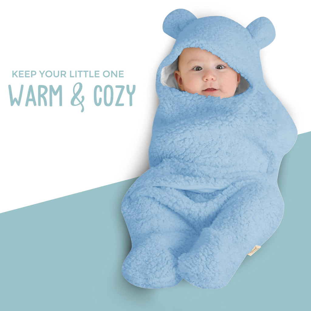 Newborn Swaddling Blanket – Soft Baby Blanket & Infant Sleep Gown Alternative for Cot Comfort