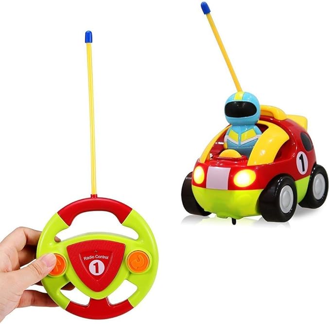 RC Turbo Racer Remote-Controlled Toy Car | Easy Control, Fun Sounds & Lights for Kids' Indoor and Outdoor Play