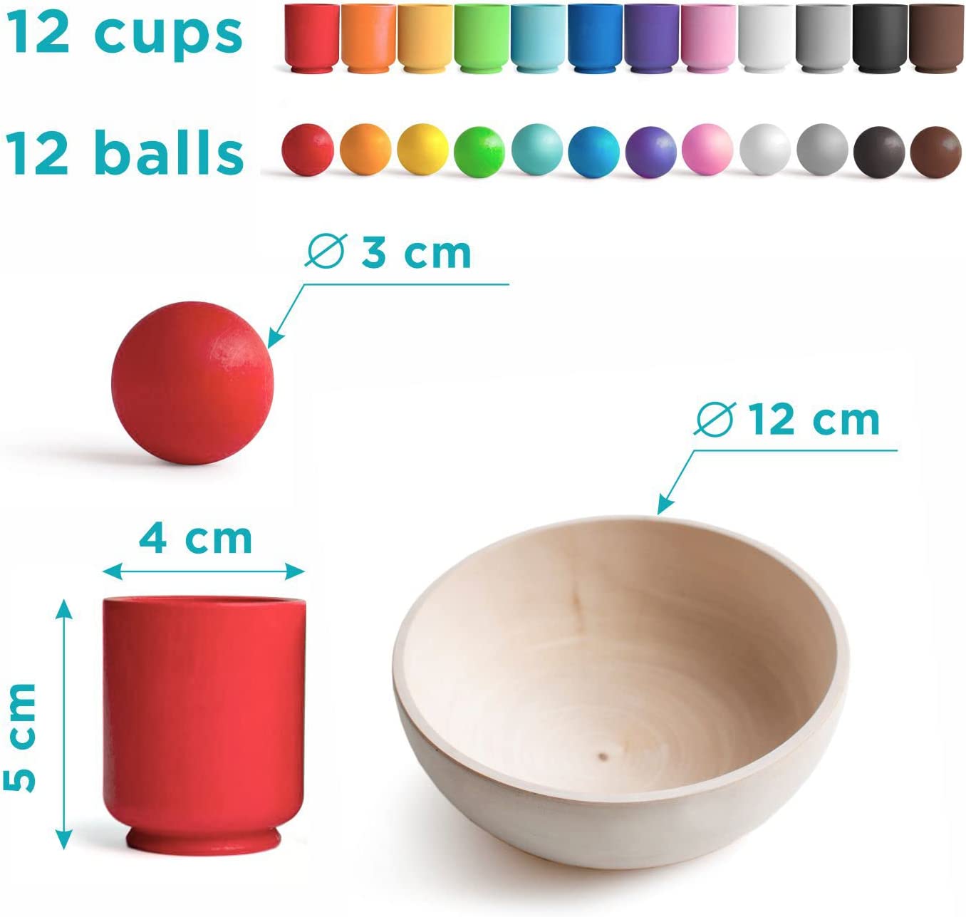 Sorting Game for Kids - Colour Sorting Educational Toy - Interactive Learning Activity