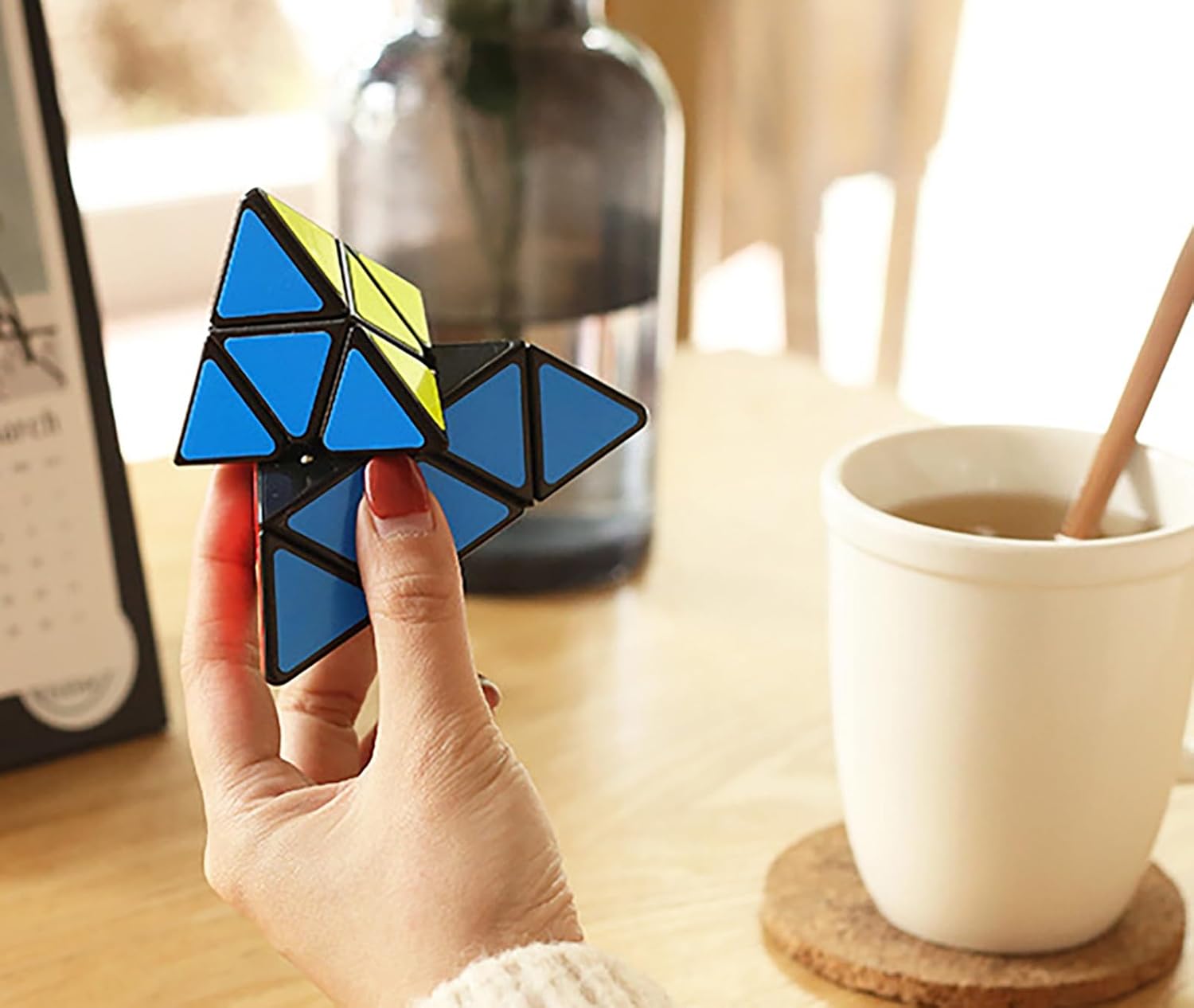 Triangle Rubik’s Cube – Pyramid Puzzle Cube for Smart Play & Brain Training