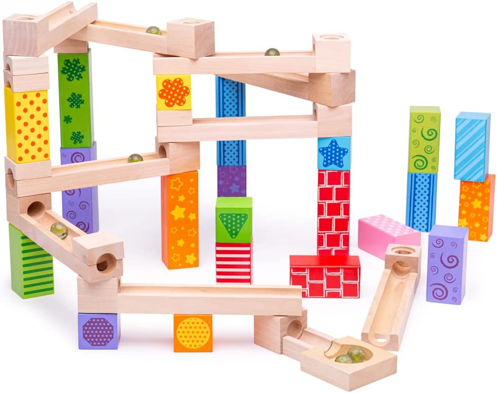 Wooden Marble Run Construction Set | Educational, Durable & Creative Toy for Children Aged 3+
