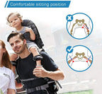 Shoulder Baby Carrier | Comfortable, Secure Design for Children Aged 6 Months to 4 Years | Perfect for Outdoor Adventures and Family Outings
