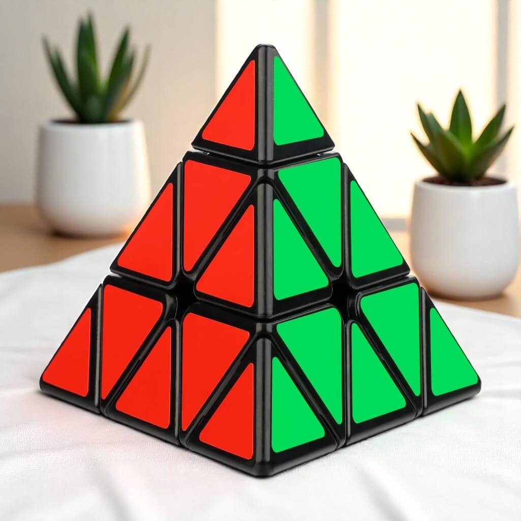 Triangle Rubik’s Cube – Pyramid Puzzle Cube for Smart Play & Brain Training