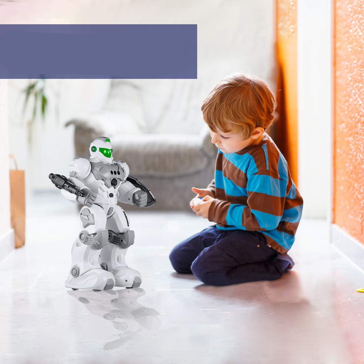 Interactive Gesture-Control Robot | Programmable, Remote-Controlled & Engaging Toy for Kids Aged 5-9 Years