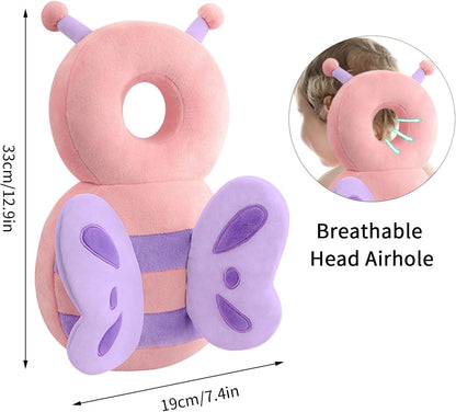Soft Baby Head Protector | Adjustable, Breathable Cotton for Safe Crawling and Exploration