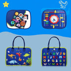 Montessori Educational Busy Board Book for Children | Safe, Durable & Ideal for Developing Life Skills from 1 Year