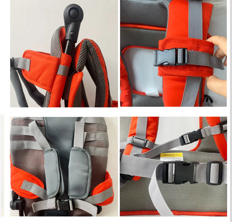 Shoulder Baby Carrier | Comfortable, Secure Design for Children Aged 6 Months to 4 Years | Perfect for Outdoor Adventures and Family Outings