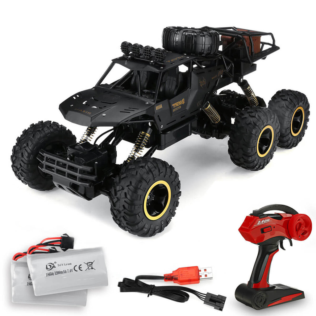 Extra Large Monster Truck RC | High-Speed 52 km/h, LED Lights & Off-Road Capability for Kids and Enthusiasts