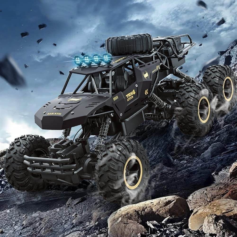 Extra Large Monster Truck RC | High-Speed 52 km/h, LED Lights & Off-Road Capability for Kids and Enthusiasts